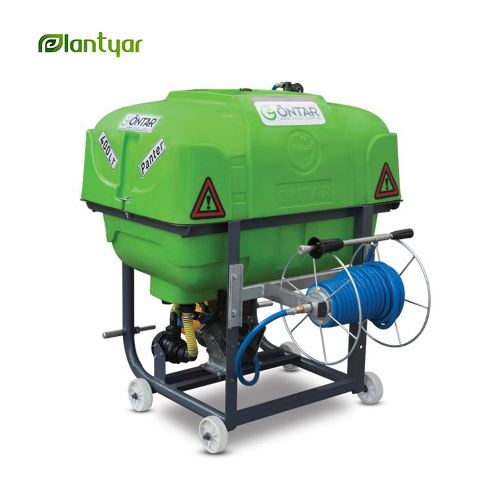 سمپاش 400 لیتری باغی با شلنگ و لانس