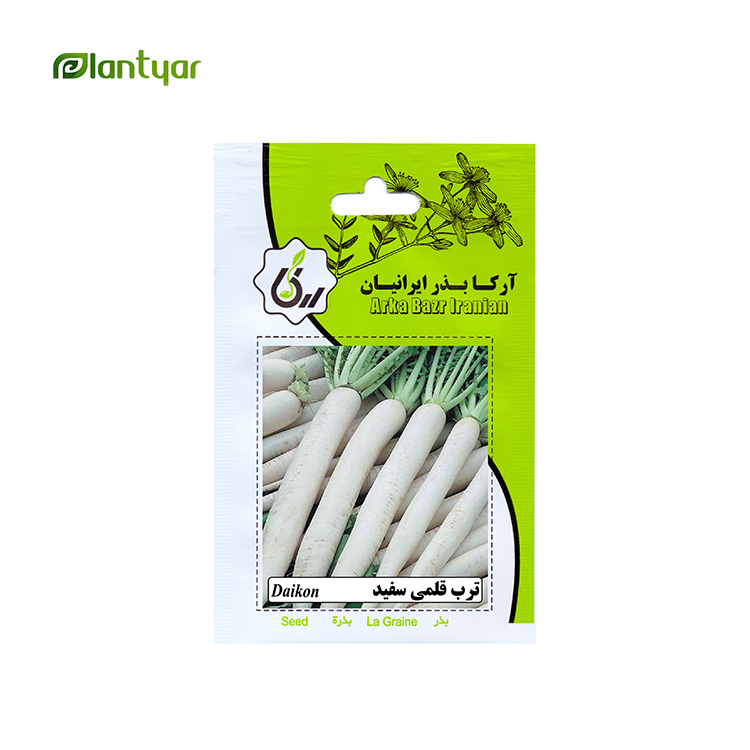 بذر ترب قلمی سفید آرکا بذر ایرانیان کد ARK-127