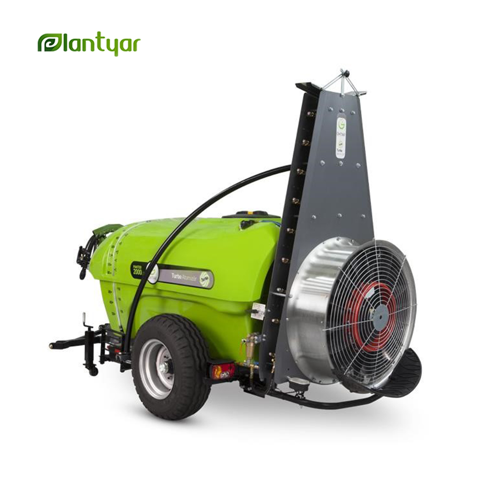 سمپاش 2000 لیتری باغی توربینی اتومایزر فن خطی ارتفاع 2.35 متر