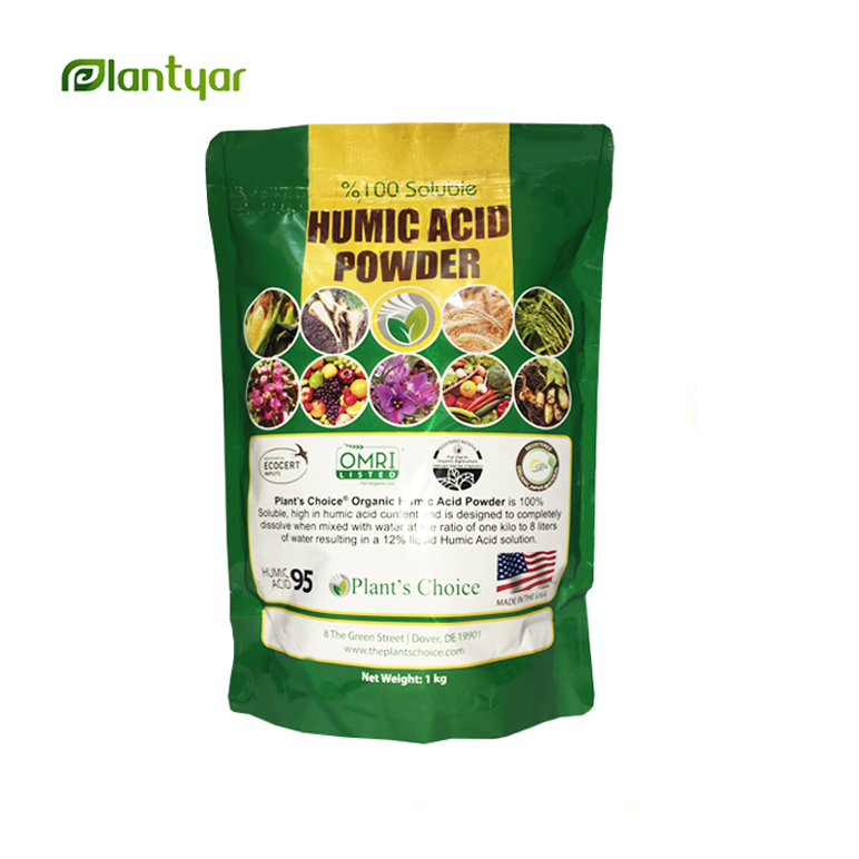 هیومیک اسید پودری 95% پلنت چویس (1کیلویی)