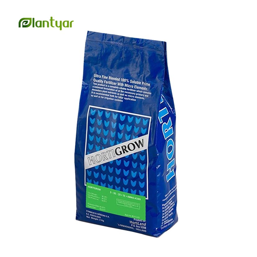 کود NPK فسفر بالا هورتی گرو ۲۰-۵۰-۵ (2کیلویی)